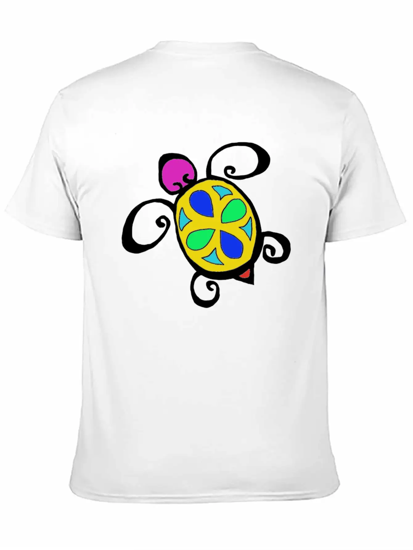 Turtle Colorful Stylish Everyday T-Shirt – Unisex Basic Cotton Tee