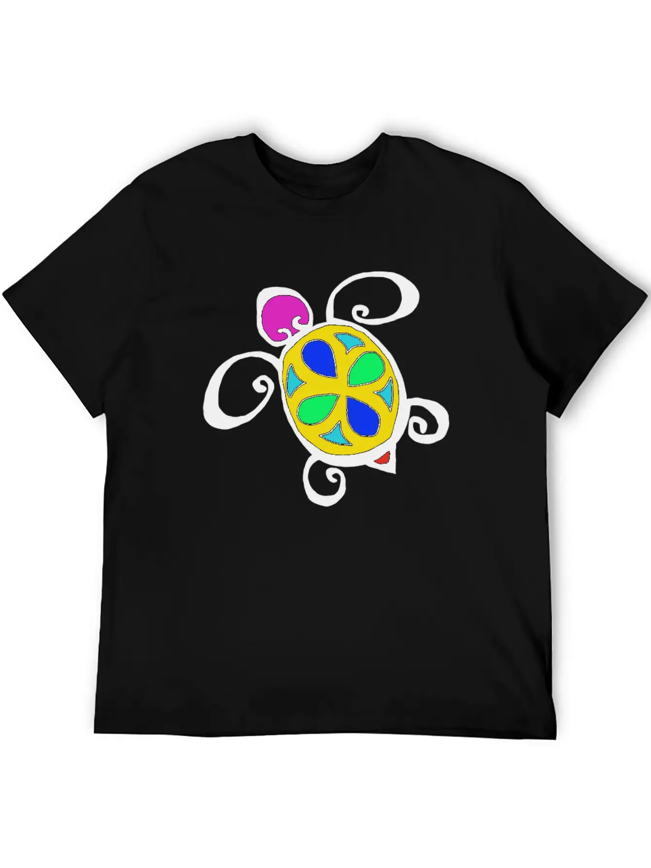 Turtle Colorful Stylish Everyday T-Shirt – Unisex Basic Cotton Tee