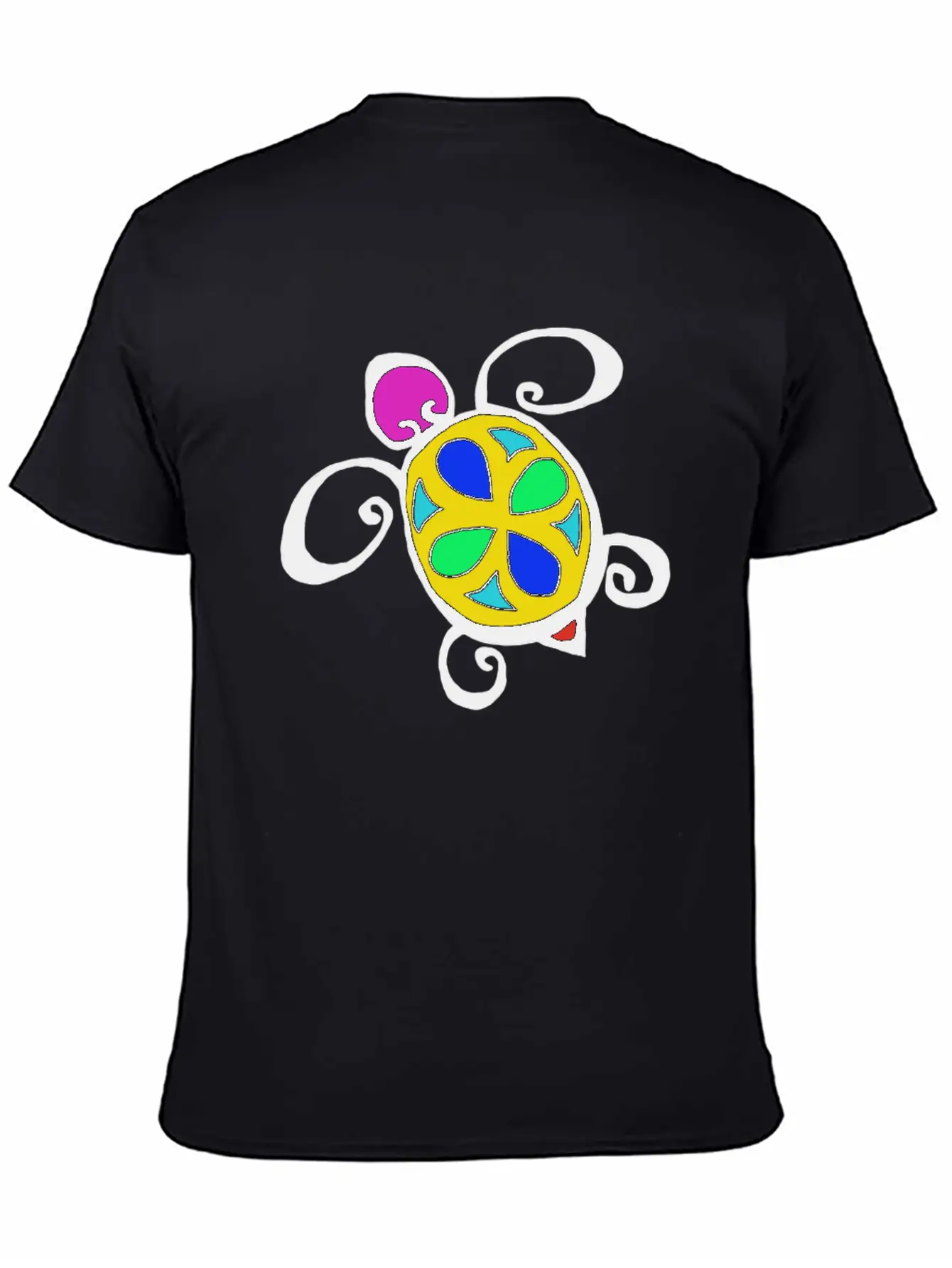 Turtle Colorful Stylish Everyday T-Shirt – Unisex Basic Cotton Tee