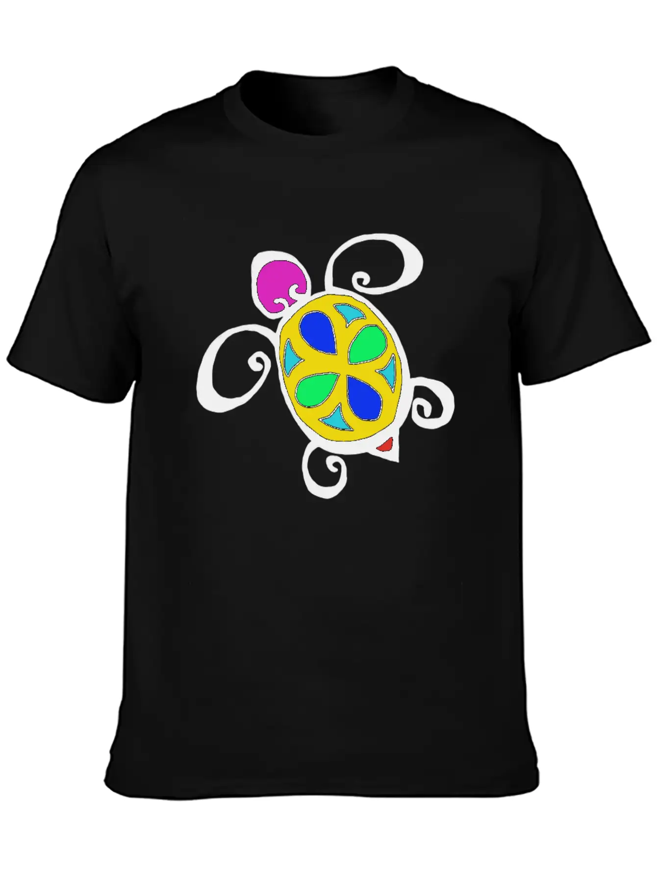 Turtle Colorful Stylish Everyday T-Shirt – Unisex Basic Cotton Tee