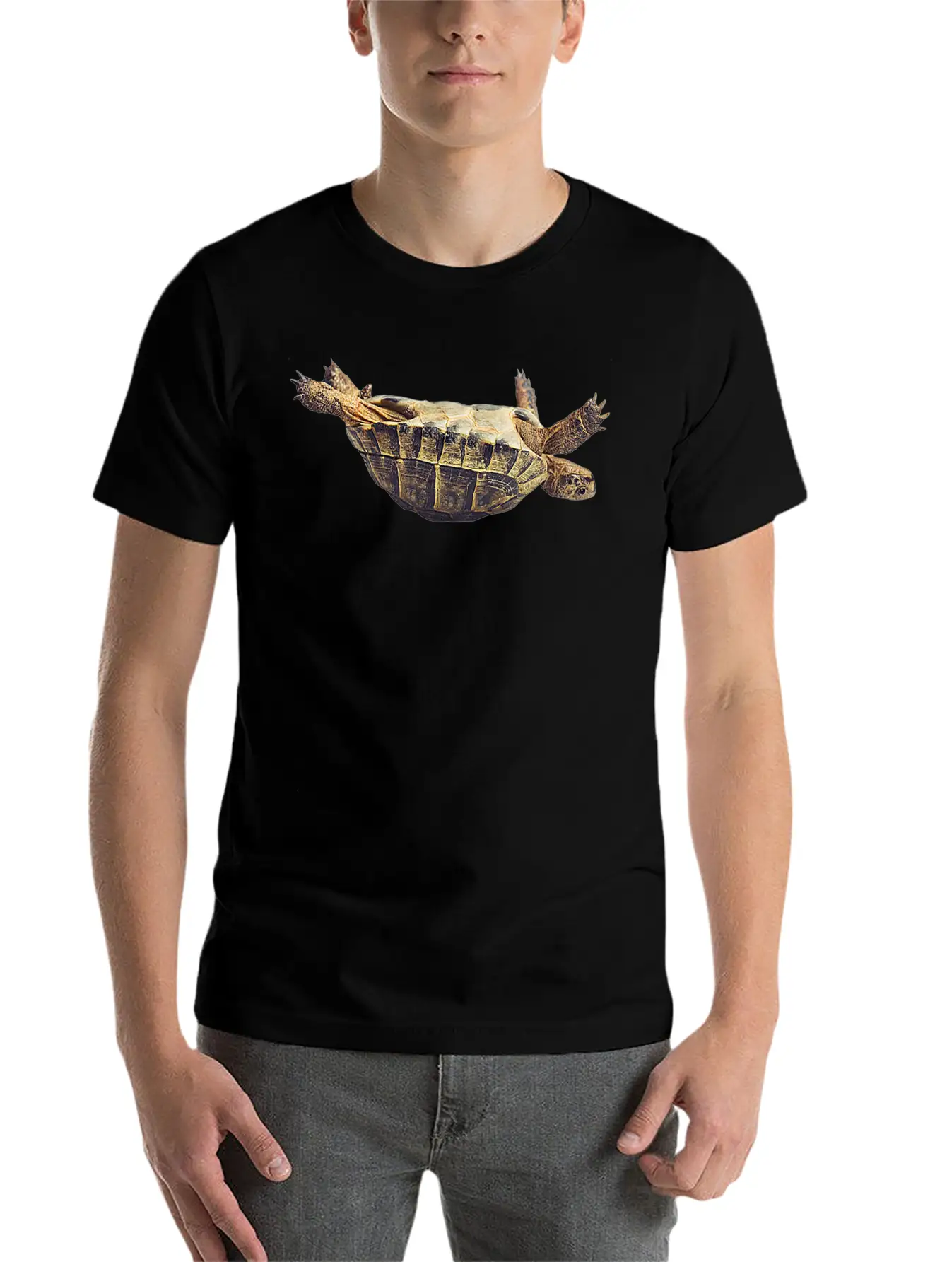 Turtle Comfortable Minimalist Graphic Tee – Summer Style Essential