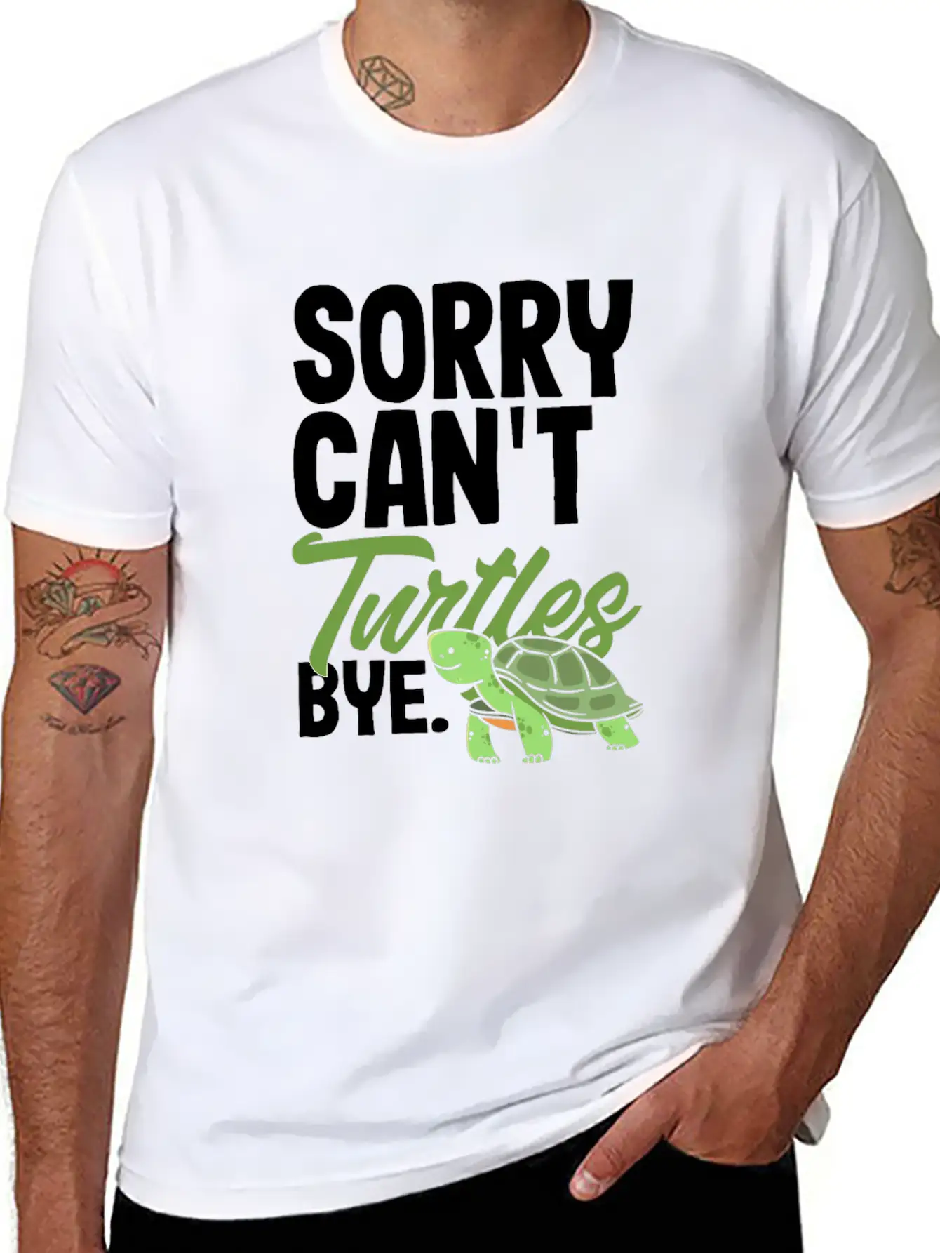 Turtle Sea Turtle Gift Stylish Everyday T-Shirt – Unisex Basic Cotton Tee