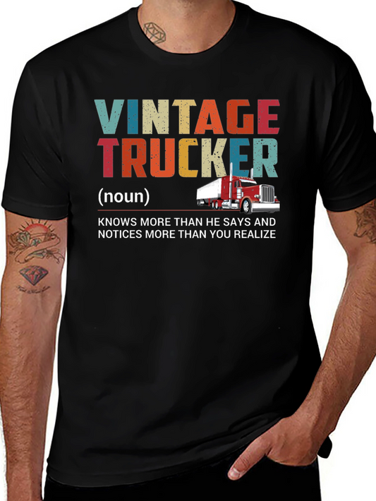 Vintage Trucker T-Shirt - Driver Definition Tee