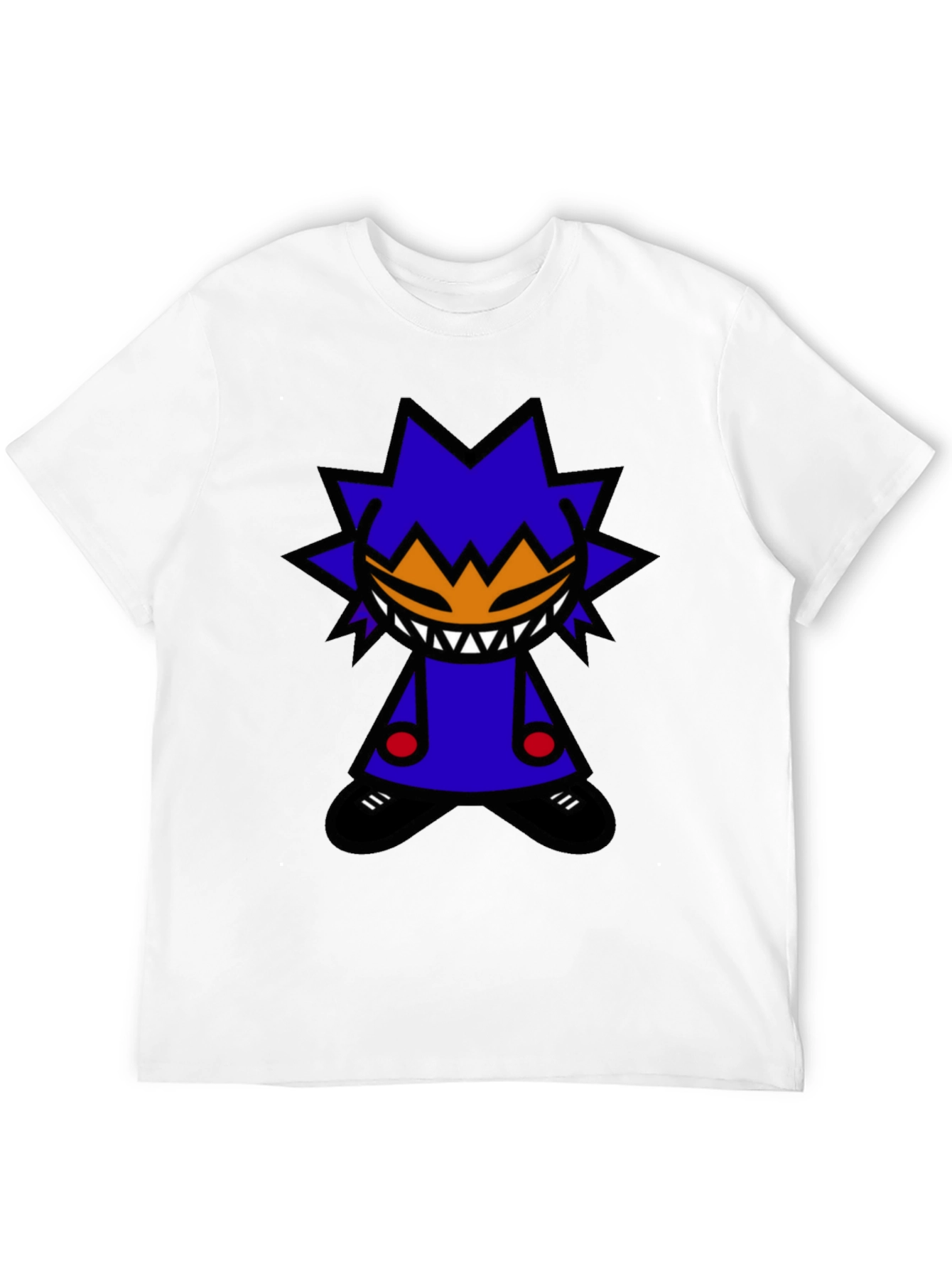 Funky Graphic Tee - Black Cotton Blend