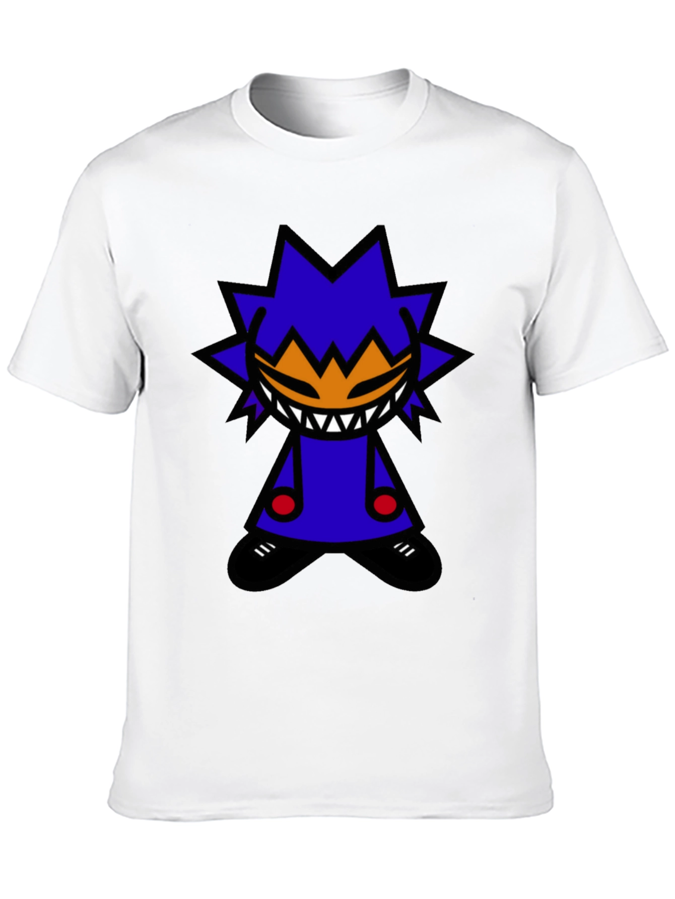 Funky Graphic Tee - Black Cotton Blend