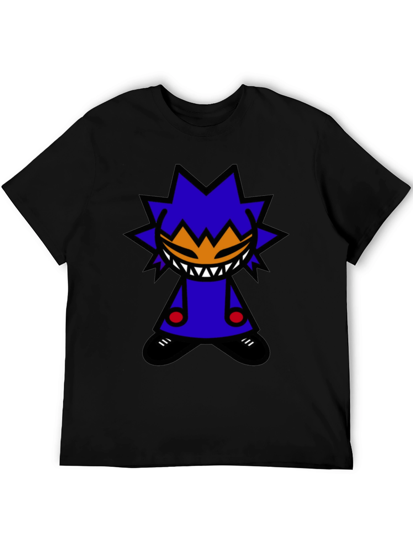 Funky Graphic Tee - Black Cotton Blend