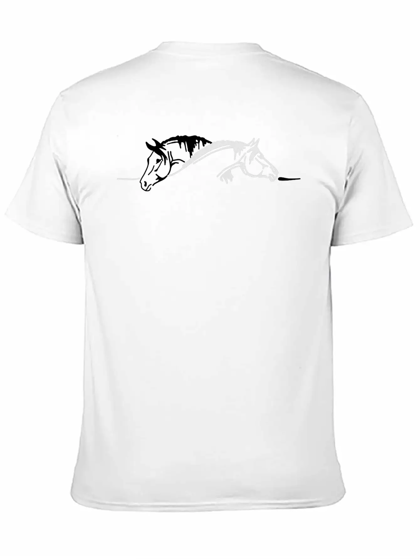 Two Horses Basic Graphic T-Shirt – Daily Comfort In Soft Cotton