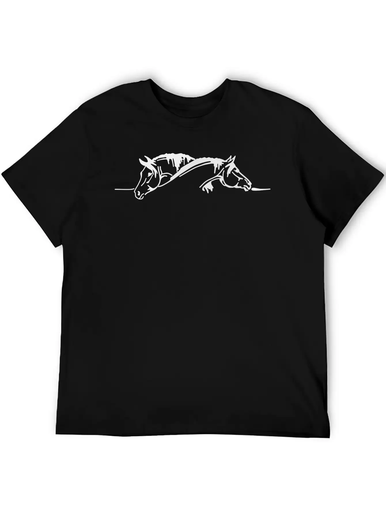 Two Horses Basic Graphic T-Shirt – Daily Comfort In Soft Cotton