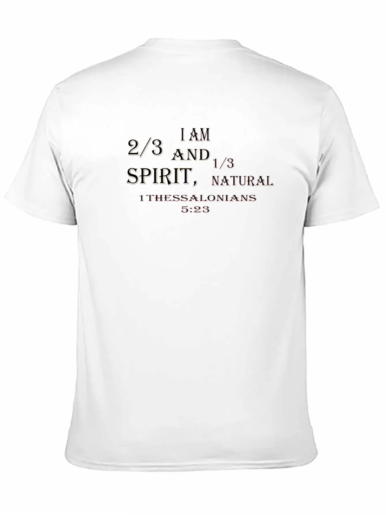 TWO THIRD SPIRIT 6x Unisex Casual T-Shirt – Clean Design For Daily Comfort