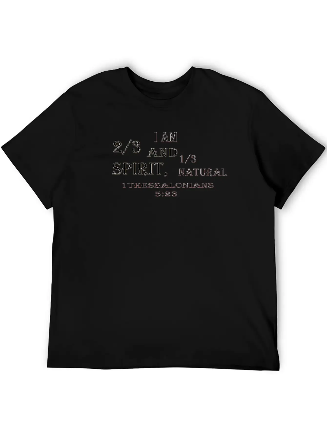 TWO THIRD SPIRIT 6x Unisex Casual T-Shirt – Clean Design For Daily Comfort