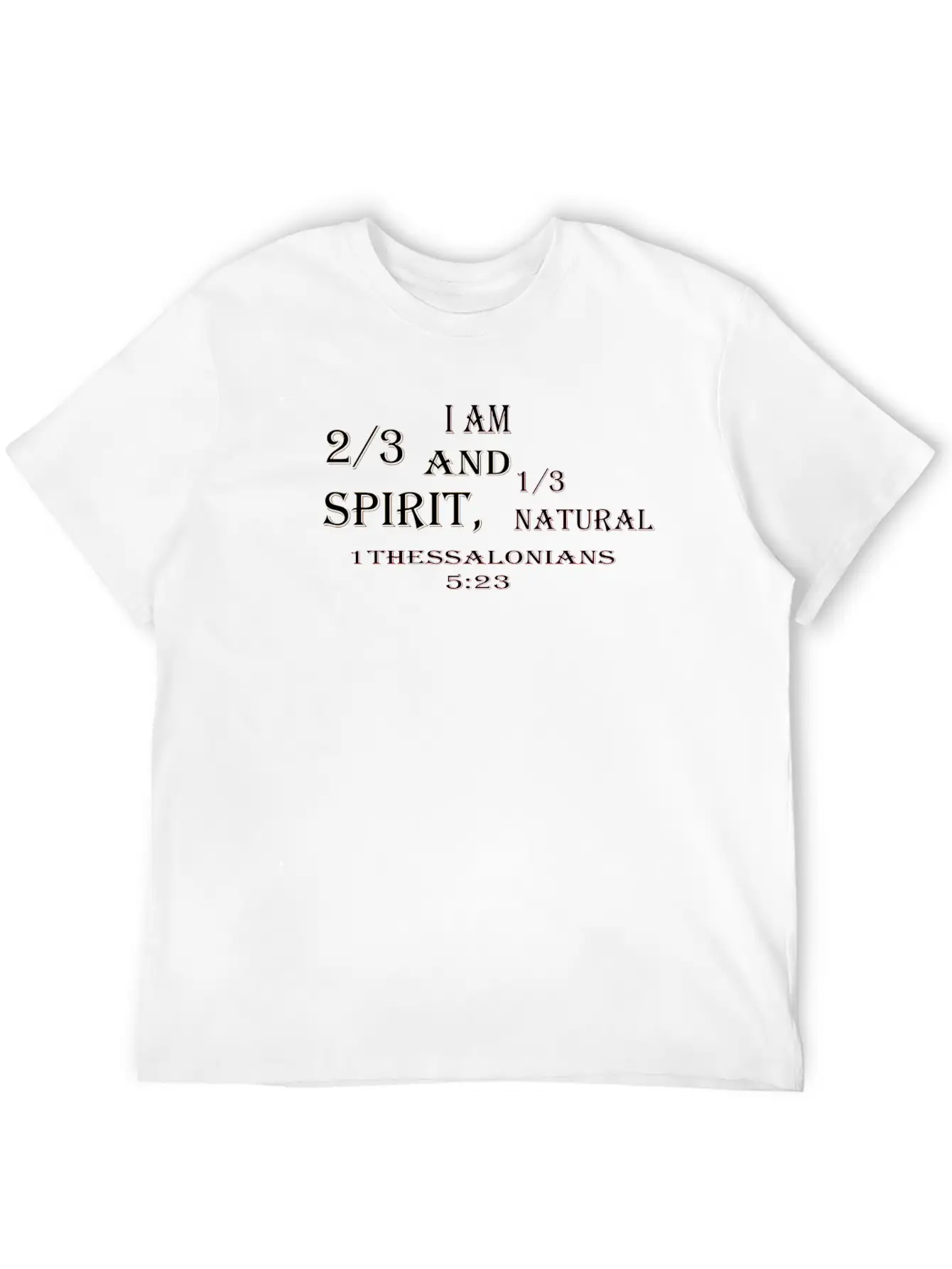 TWO THIRD SPIRIT 6x Unisex Casual T-Shirt – Clean Design For Daily Comfort