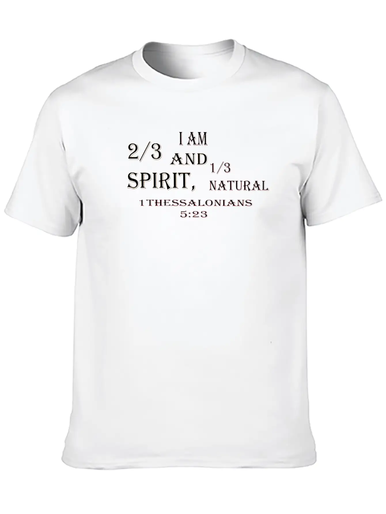 TWO THIRD SPIRIT 6x Unisex Casual T-Shirt – Clean Design For Daily Comfort