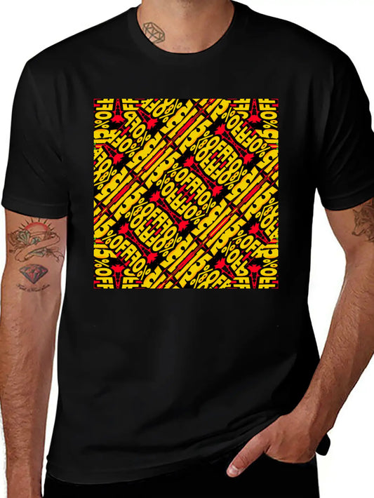 Typographic Collage Basic Graphic T-Shirt – Daily Comfort In Soft Cotton