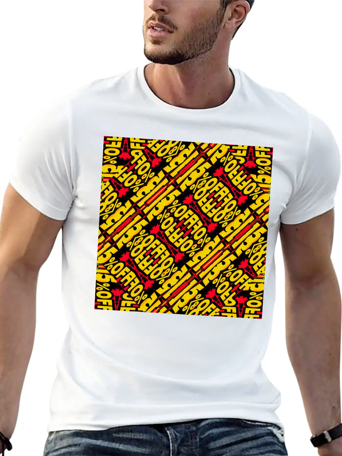 Typographic Collage Basic Graphic T-Shirt – Daily Comfort In Soft Cotton