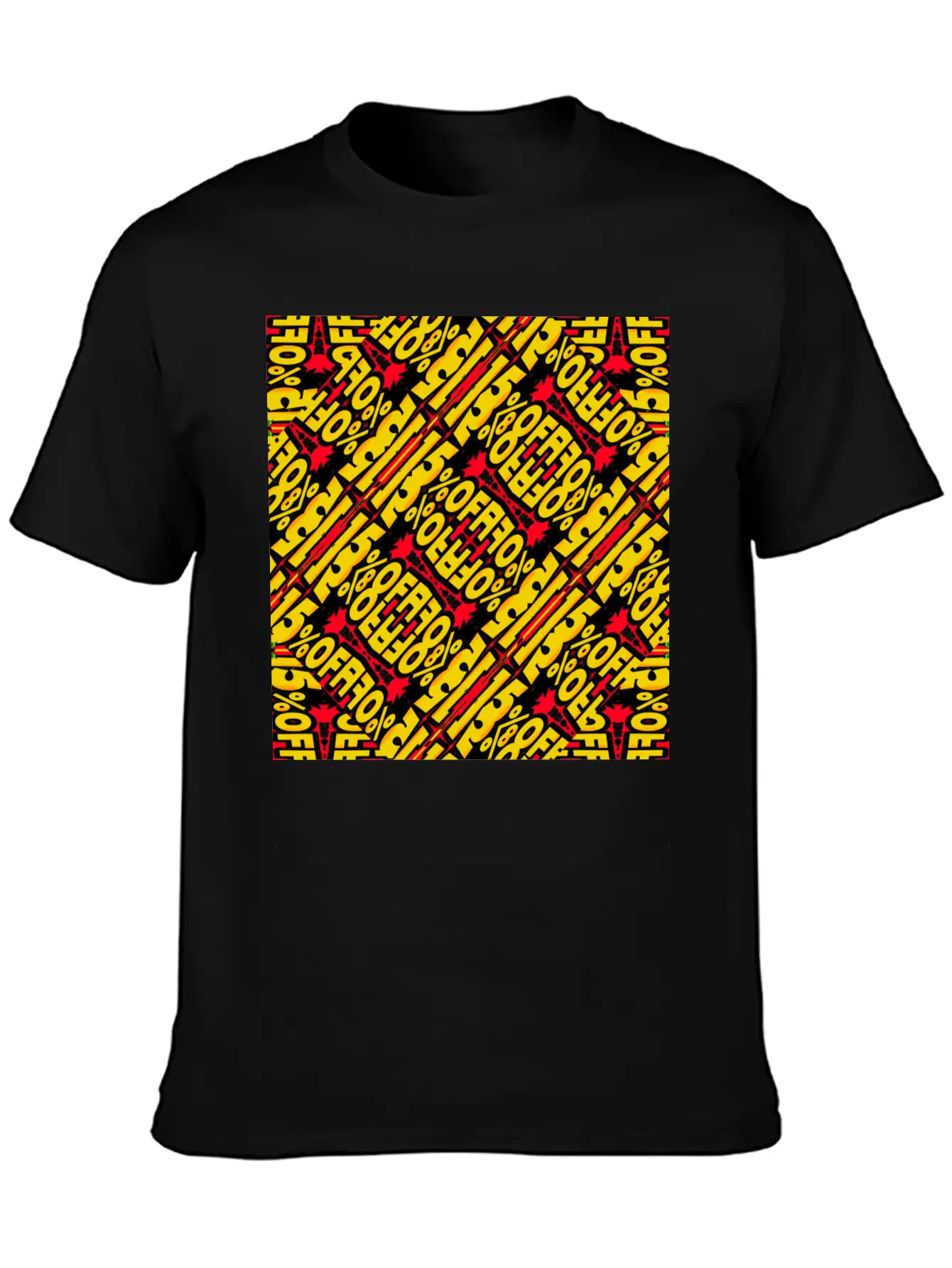 Typographic Collage Basic Graphic T-Shirt – Daily Comfort In Soft Cotton