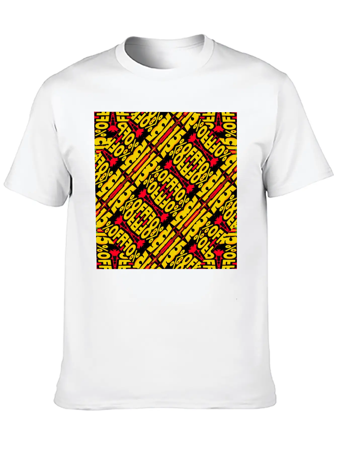 Typographic Collage Basic Graphic T-Shirt – Daily Comfort In Soft Cotton