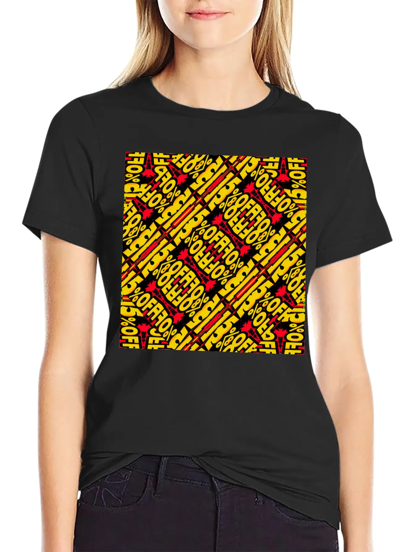 Typographic Collage Basic Graphic T-Shirt – Daily Comfort In Soft Cotton