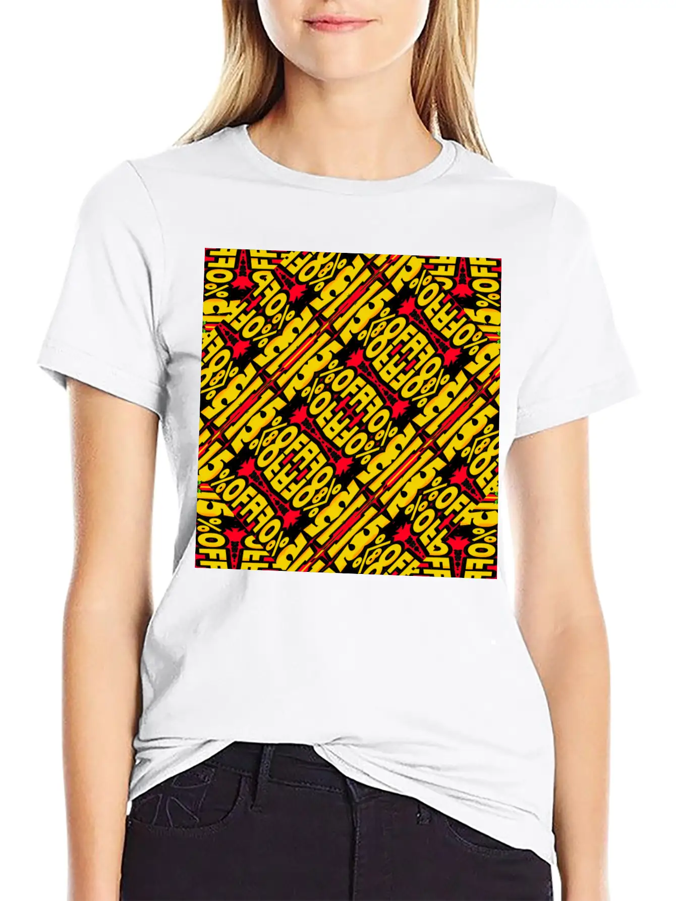 Typographic Collage Basic Graphic T-Shirt – Daily Comfort In Soft Cotton