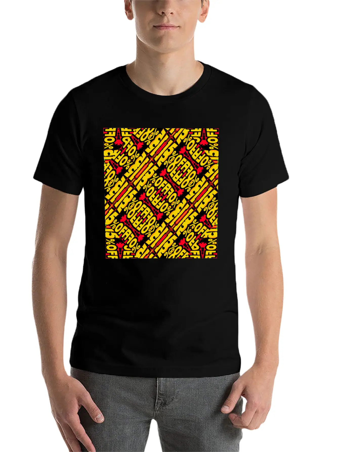 Typographic Collage Basic Graphic T-Shirt – Daily Comfort In Soft Cotton