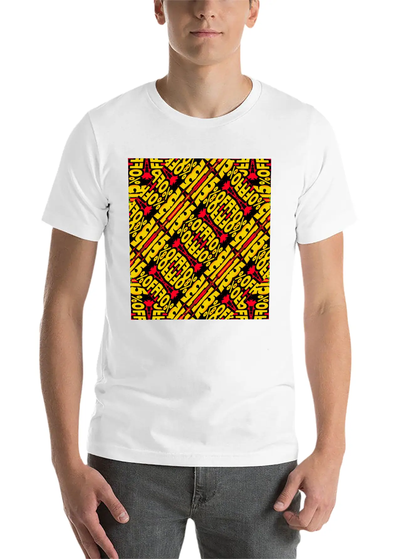 Typographic Collage Basic Graphic T-Shirt – Daily Comfort In Soft Cotton
