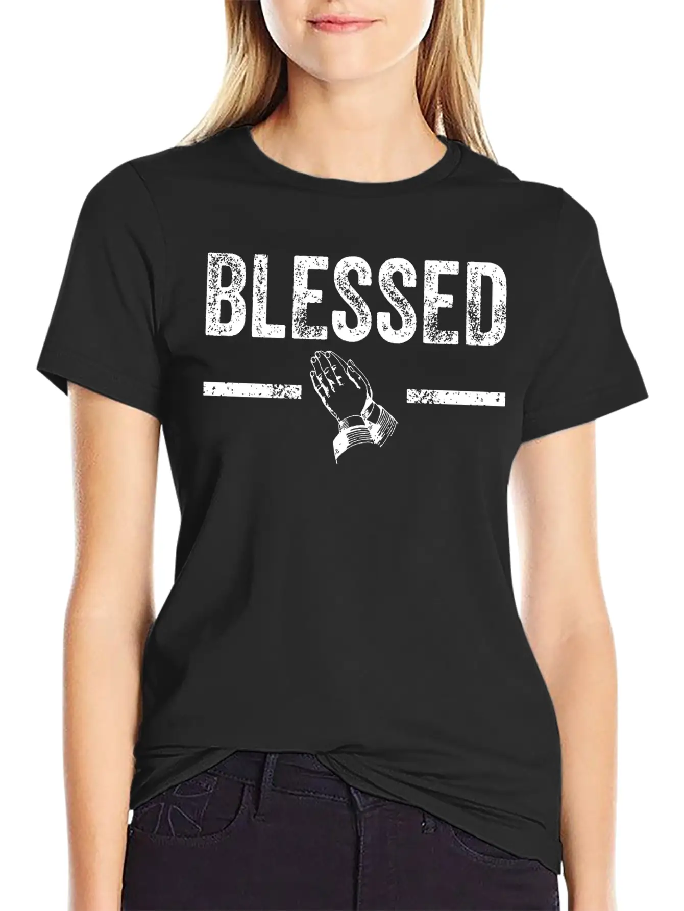 Typography Comfortable Minimalist Graphic Tee – Summer Style Essential
