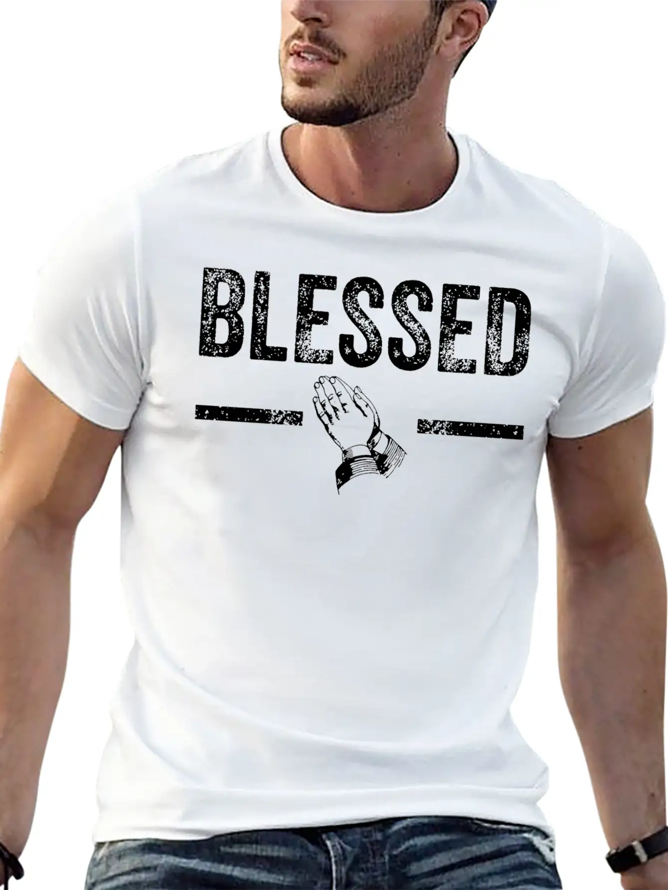 Typography Comfortable Minimalist Graphic Tee – Summer Style Essential