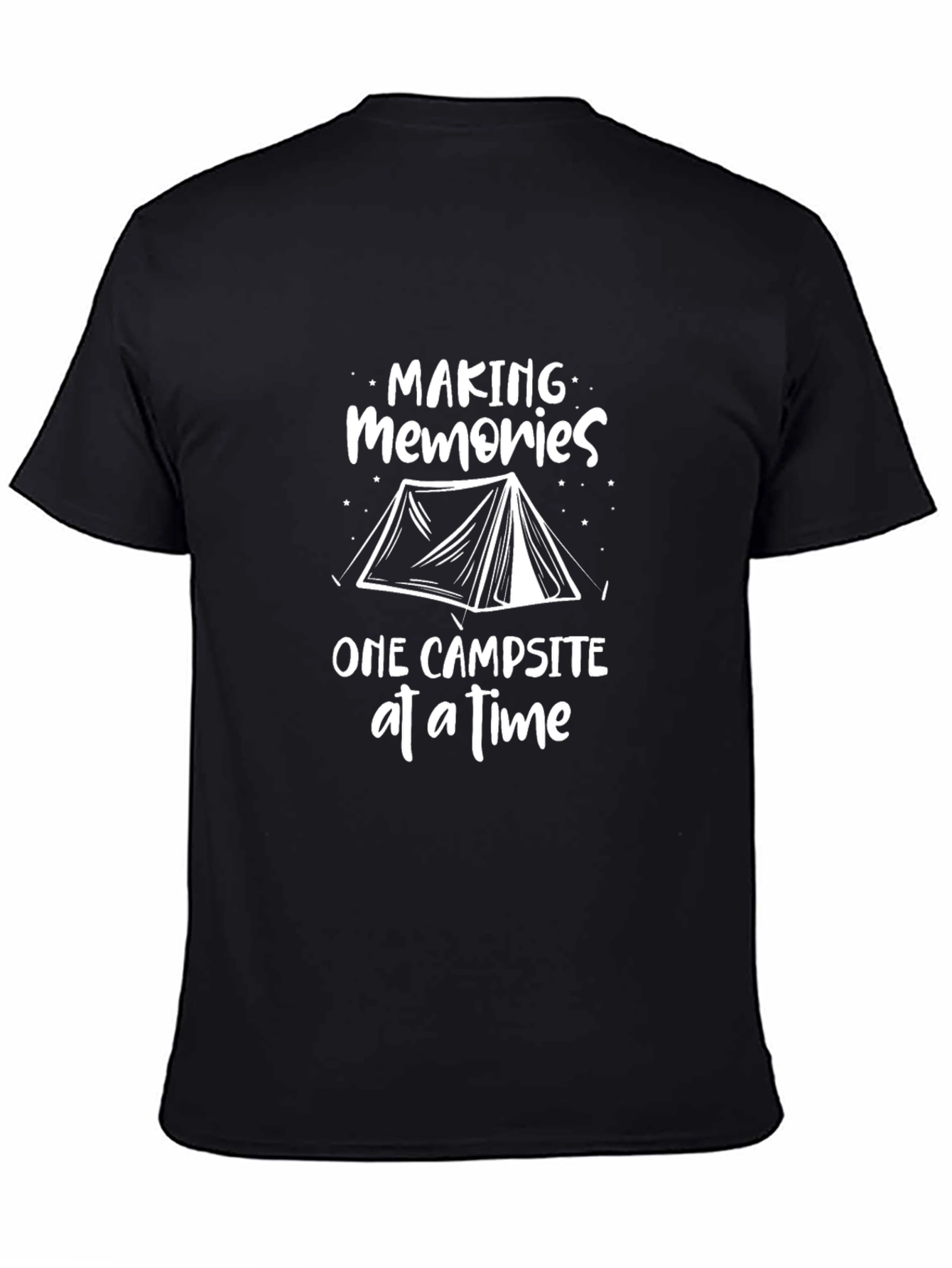 Camping Memories Black T-Shirt