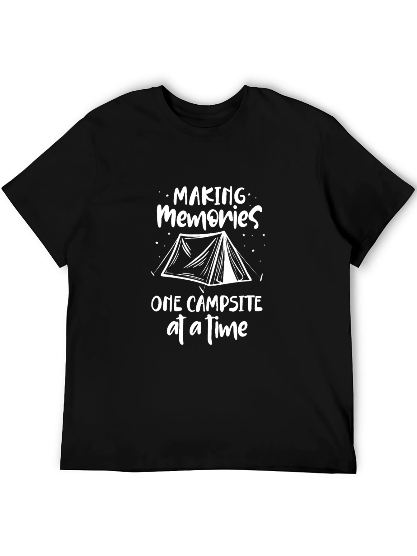 Camping Memories Black T-Shirt