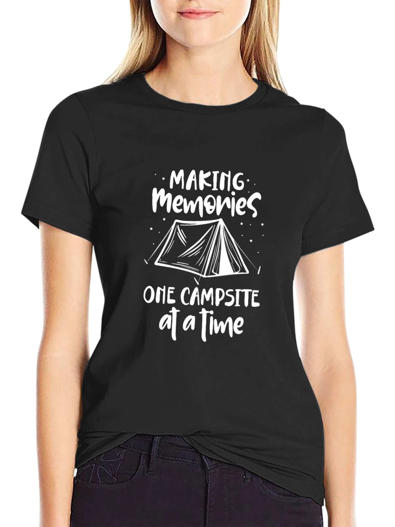 Camping Memories Black T-Shirt