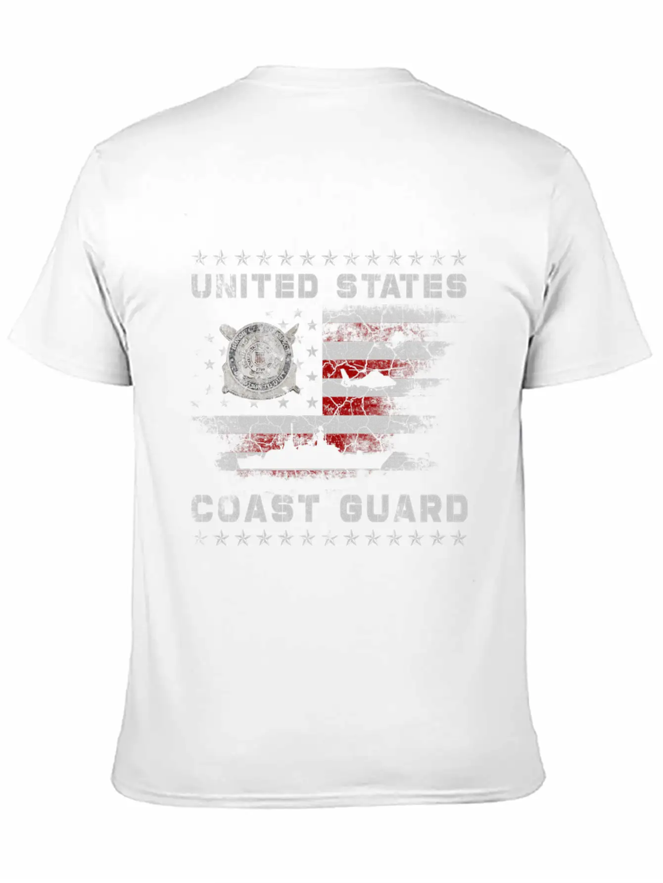 U Coast Guard Uscg Veteran S Unisex Short Sleeve Soft Cotton T-Shirt – Casual Everyday Wear