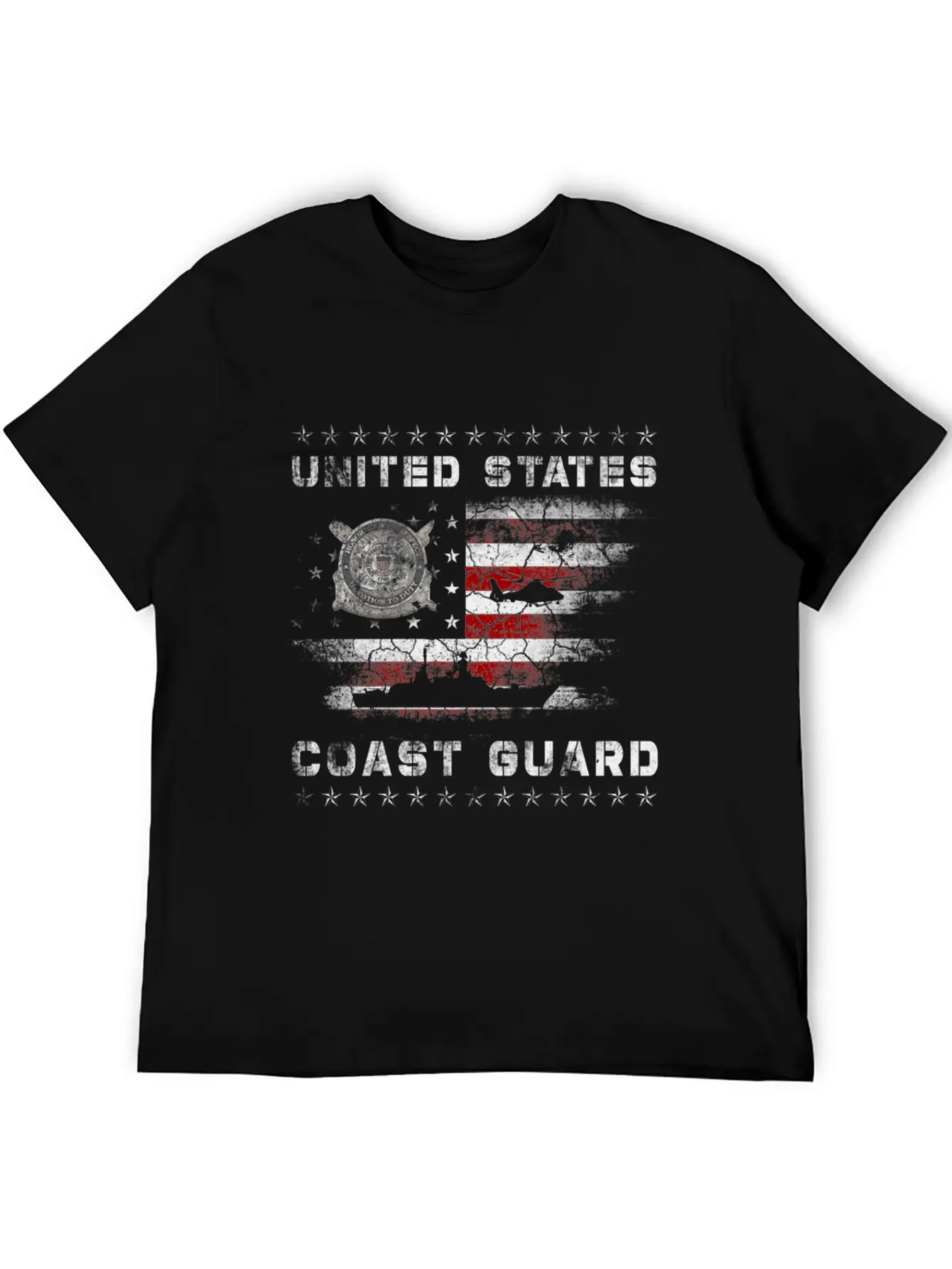 U Coast Guard Uscg Veteran S Unisex Short Sleeve Soft Cotton T-Shirt – Casual Everyday Wear