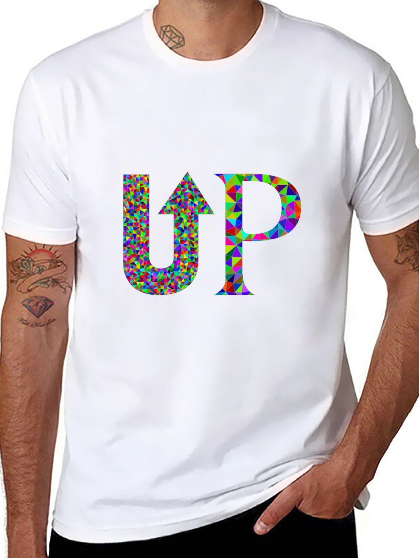 Colorful Abstract UP T-Shirt