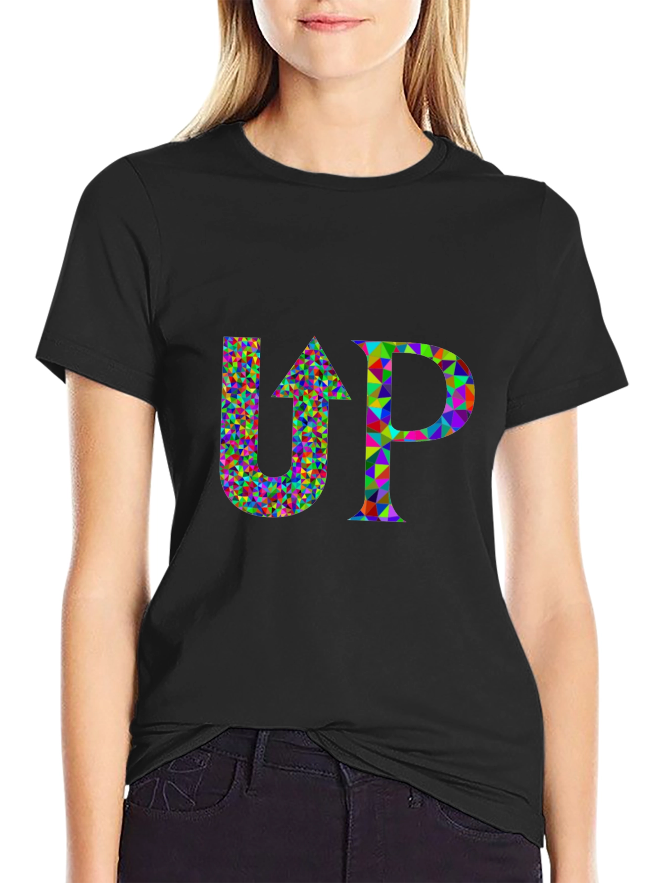 Colorful Abstract UP T-Shirt