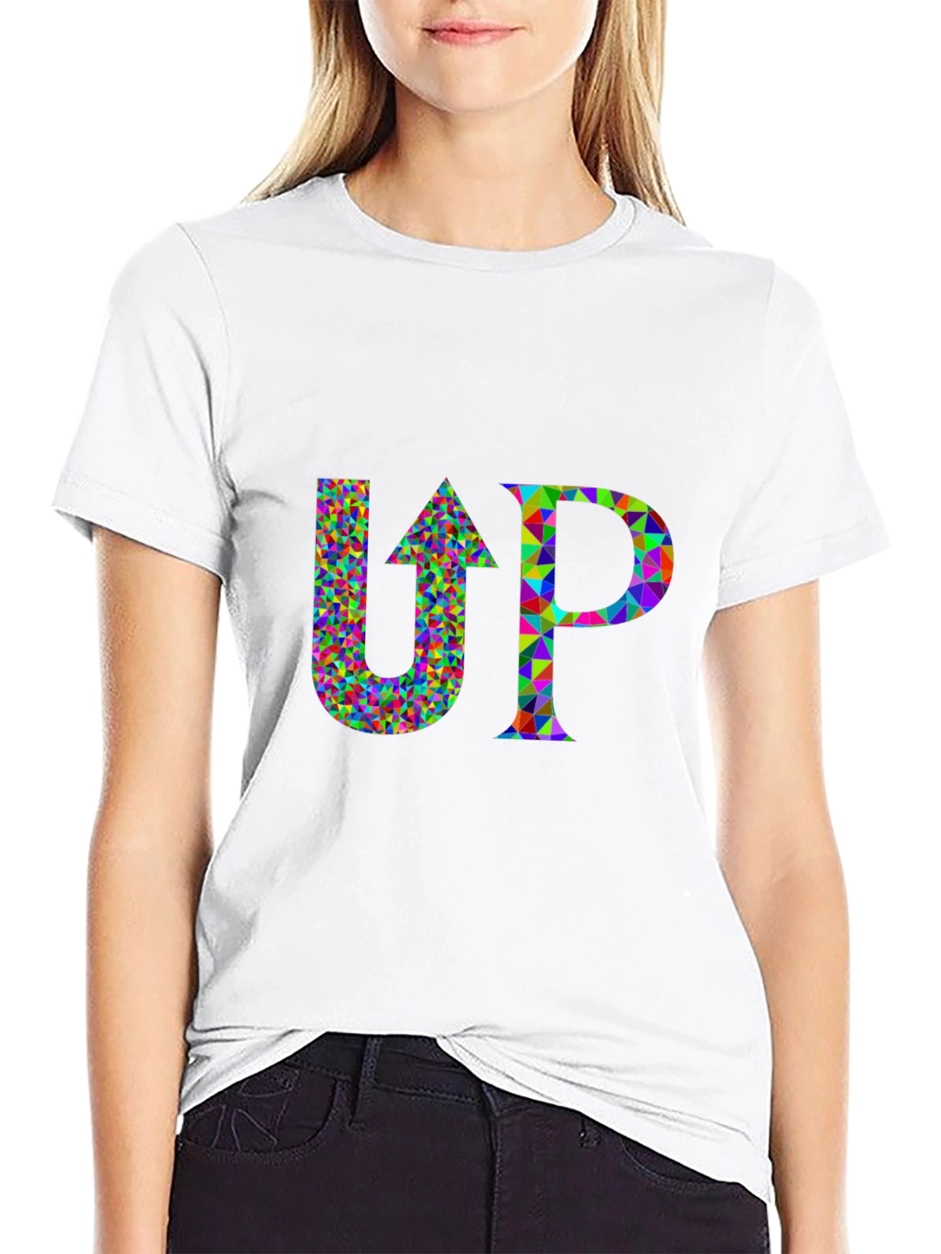 Colorful Abstract UP T-Shirt