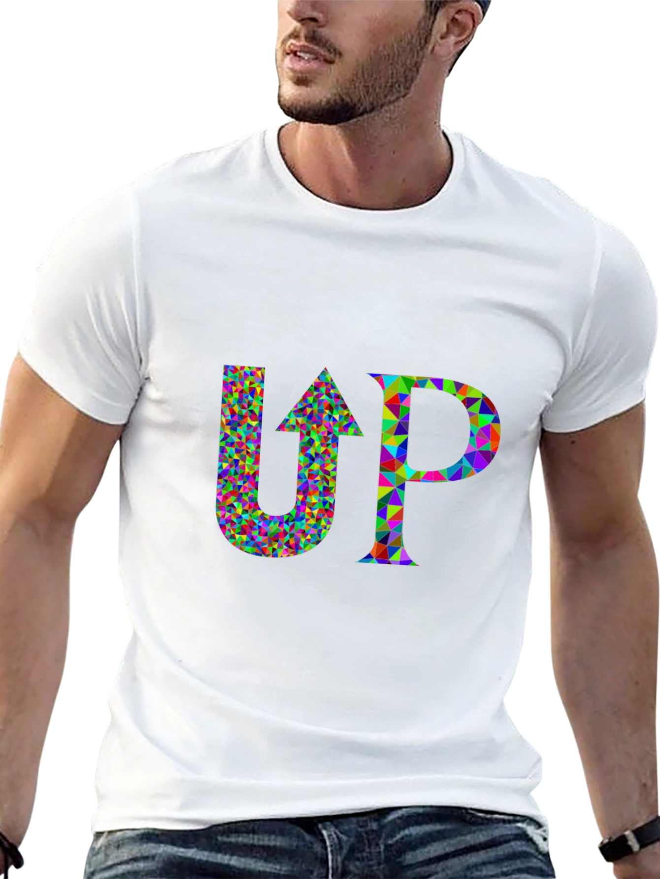 Colorful Abstract UP T-Shirt