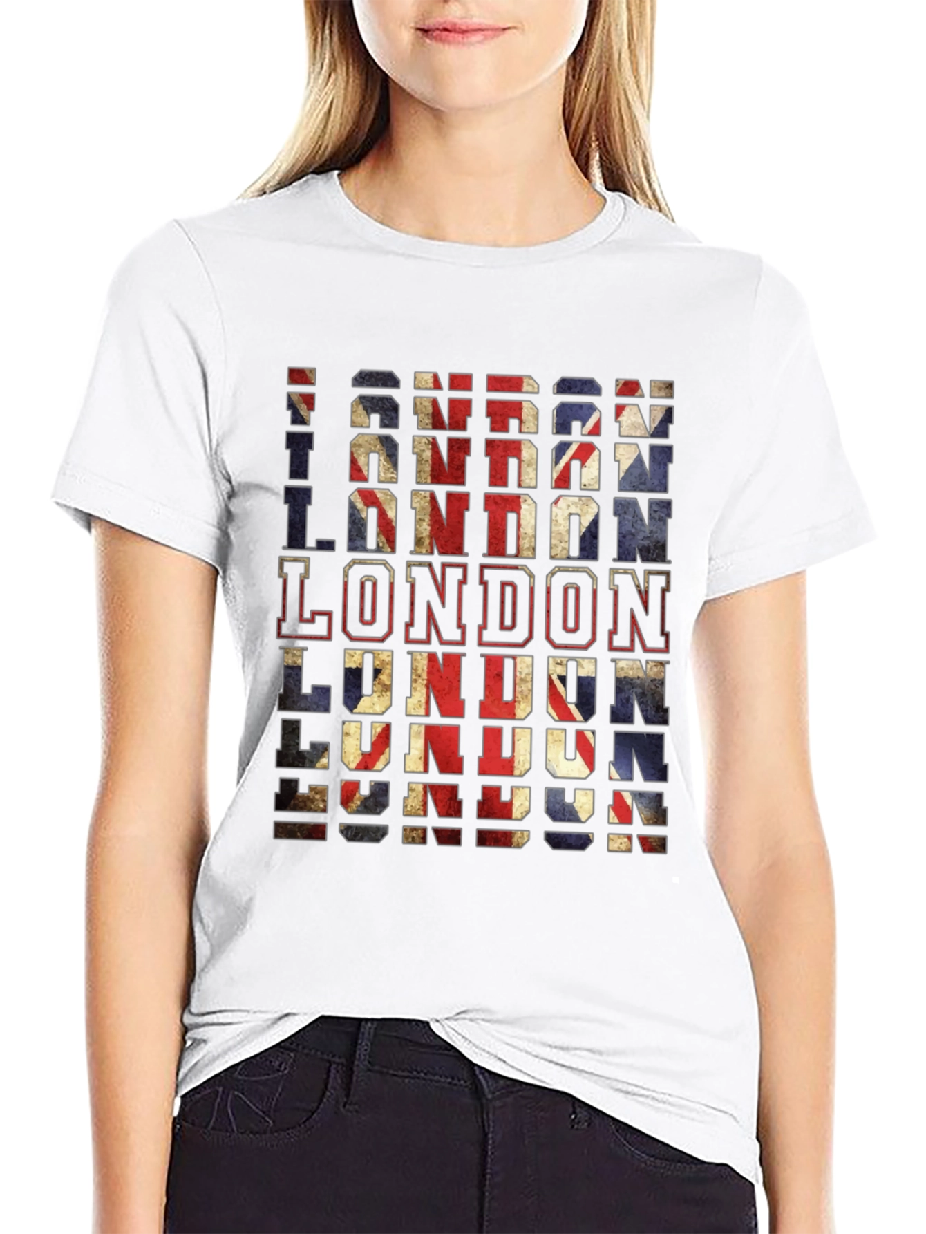 London Union Jack Flag Graphic T-Shirt
