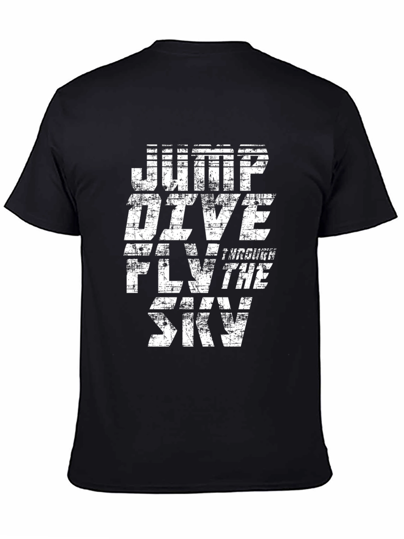 Jump Dive Fly the Sky Graphic T-Shirt