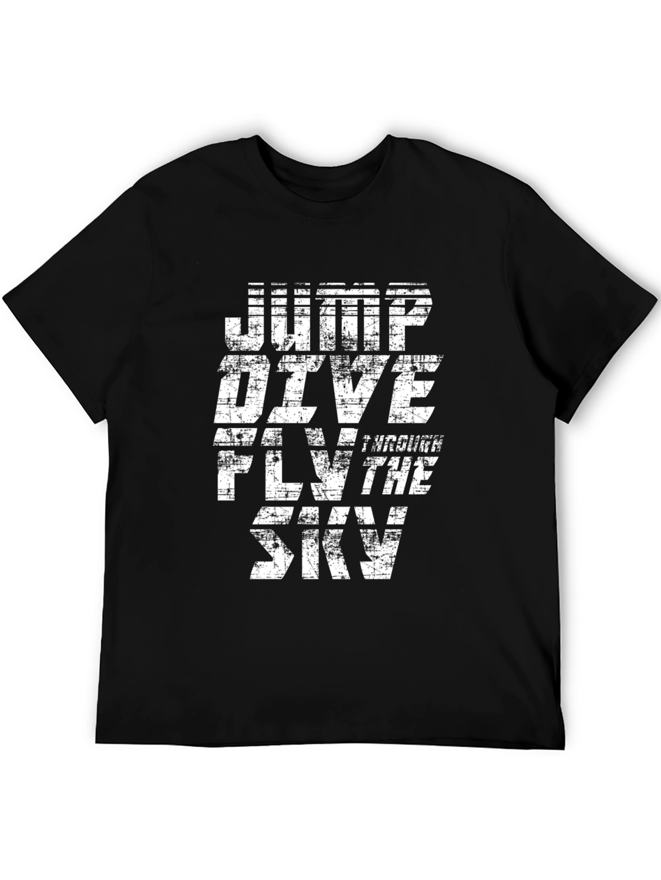 Jump Dive Fly the Sky Graphic T-Shirt