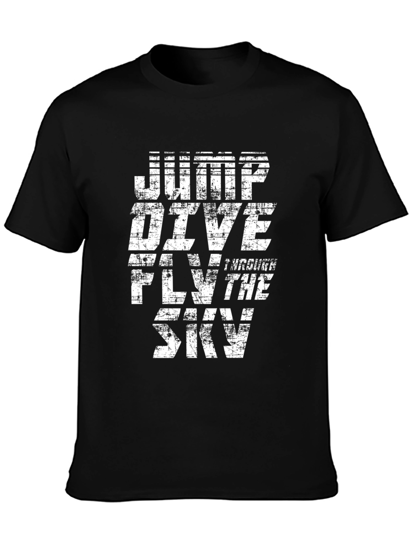 Jump Dive Fly the Sky Graphic T-Shirt