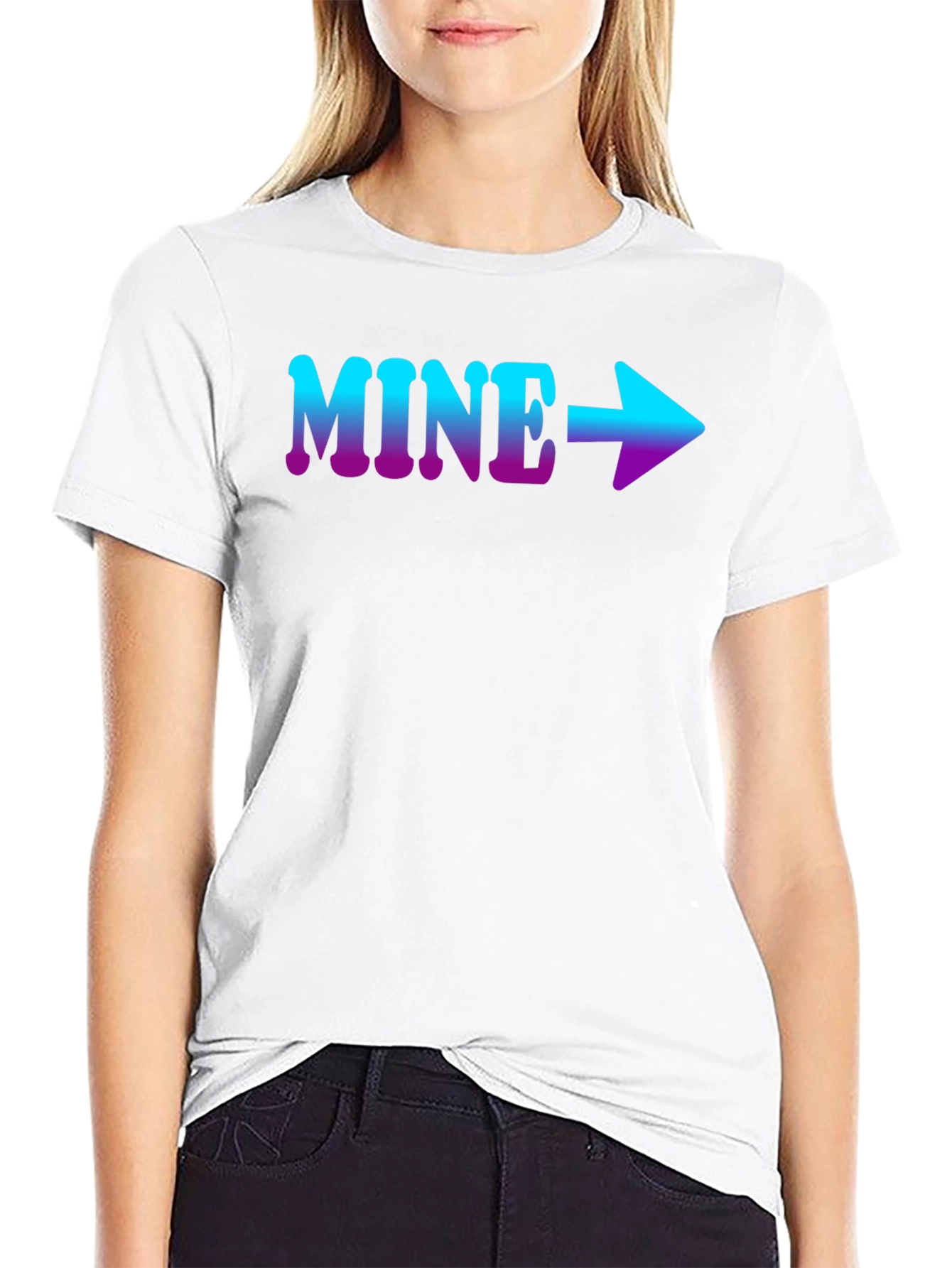 Mine Arrow T-Shirt - Novelty Graphic Tee