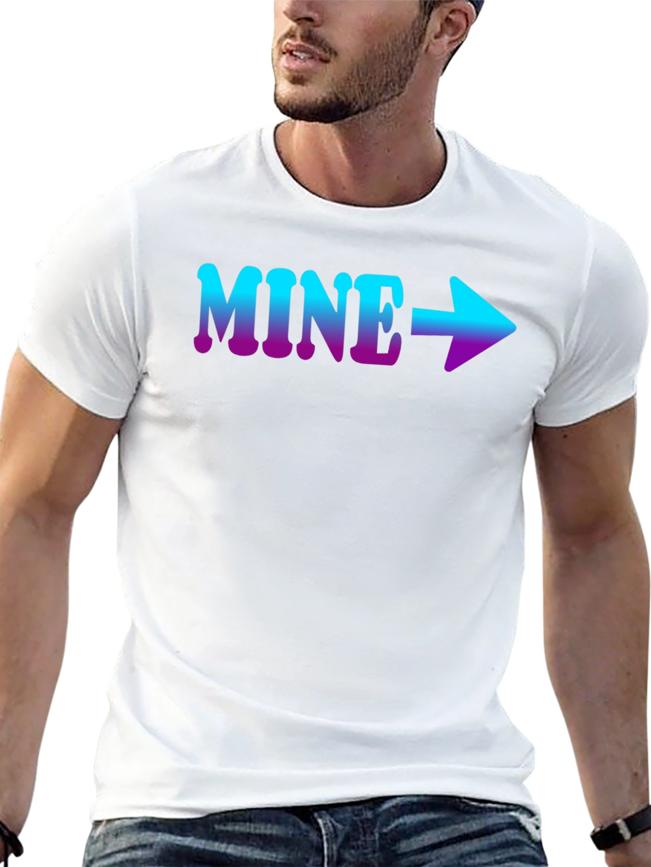 Mine Arrow T-Shirt - Novelty Graphic Tee