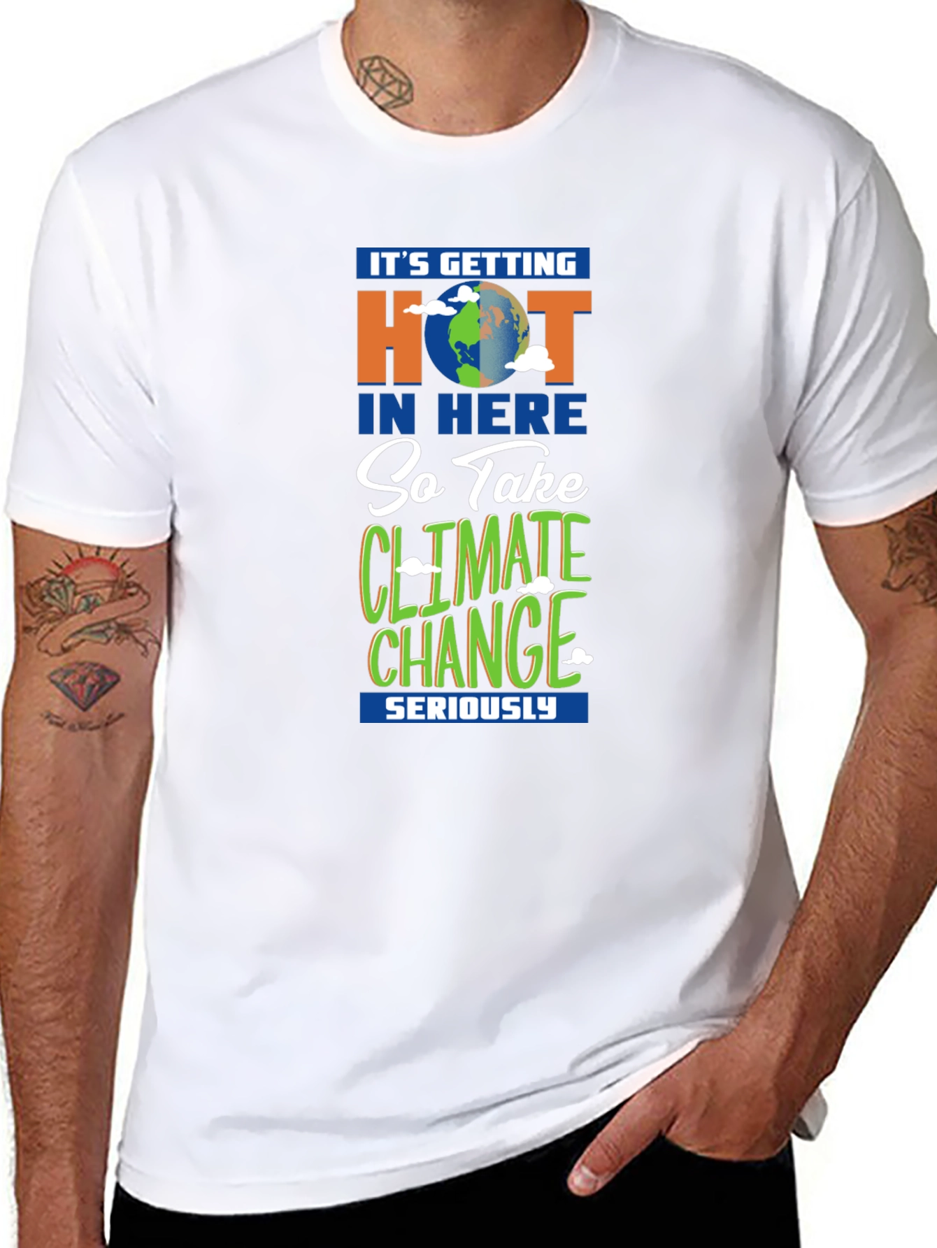 Climate Change Awareness Graphic T-Shirt