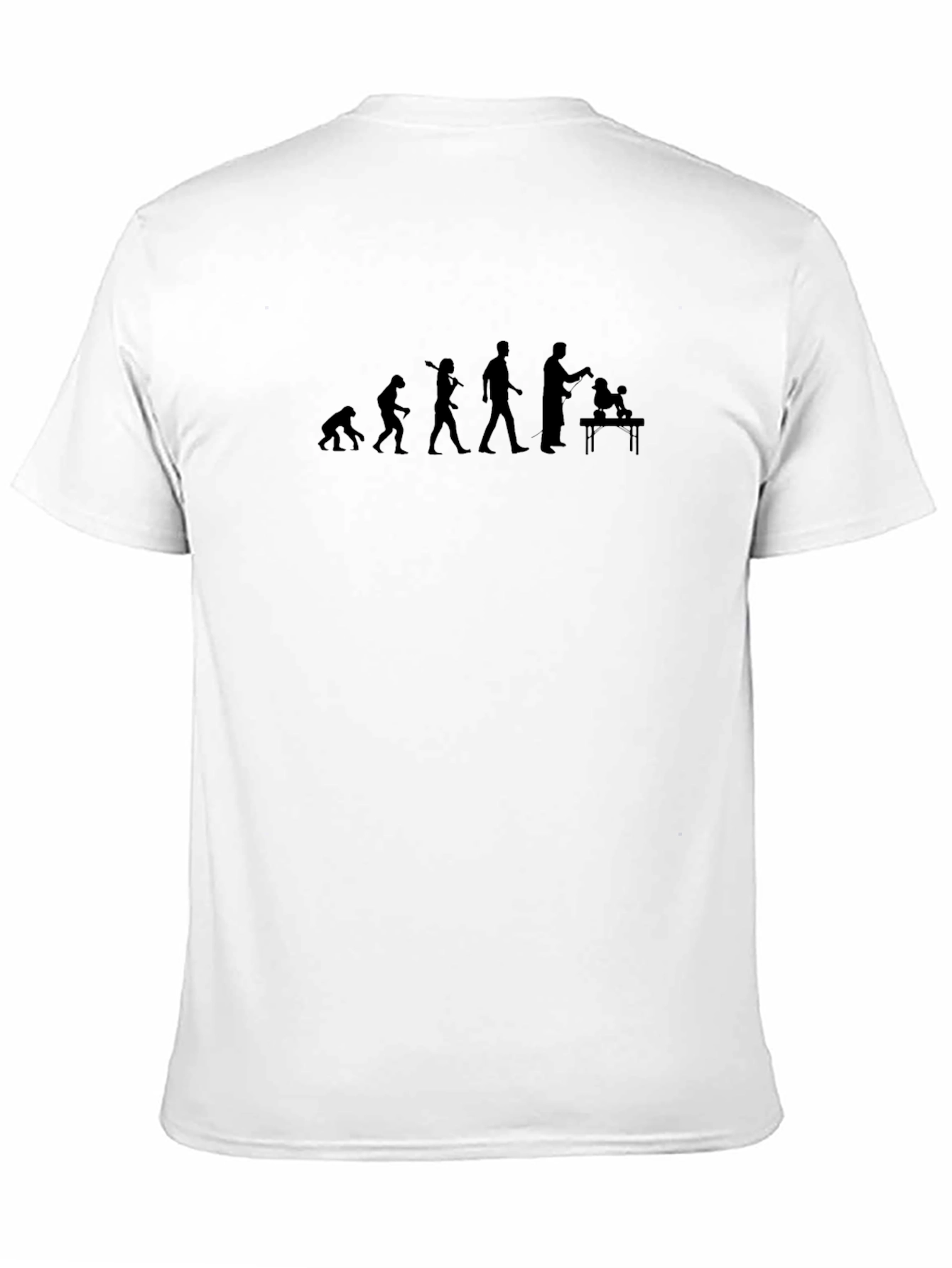 Evolution of Dog Groomer T-Shirt