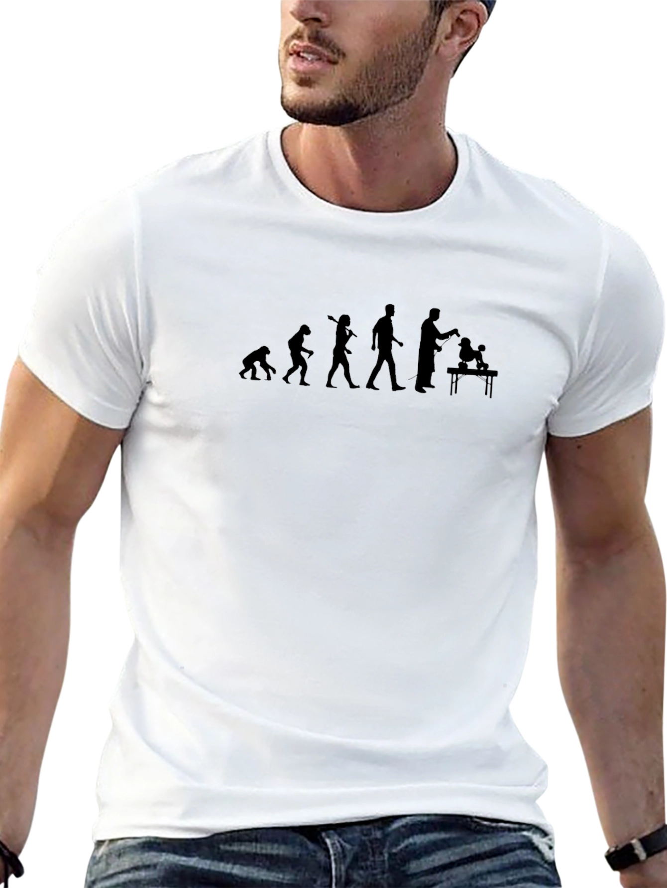 Evolution of Dog Groomer T-Shirt