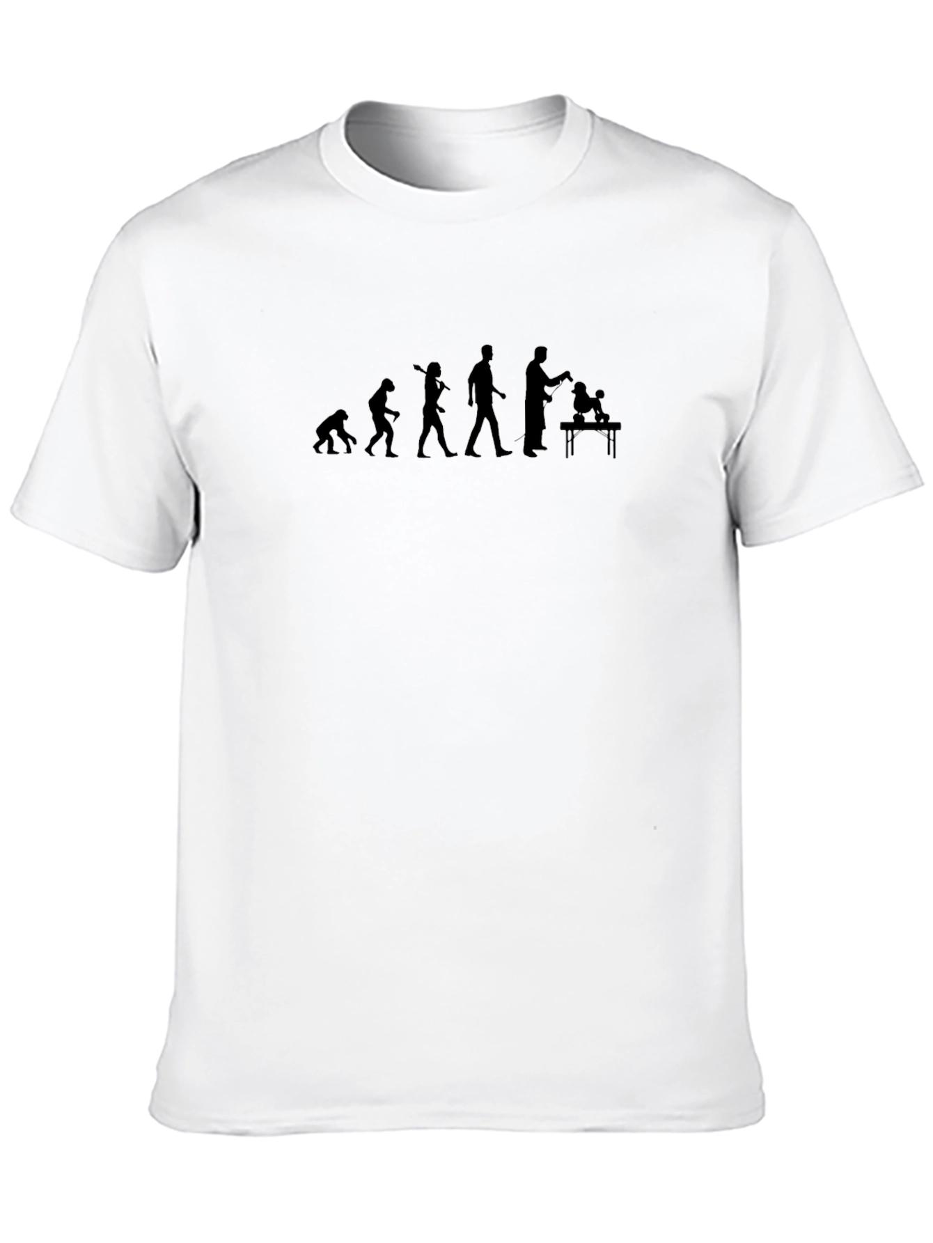 Evolution of Dog Groomer T-Shirt