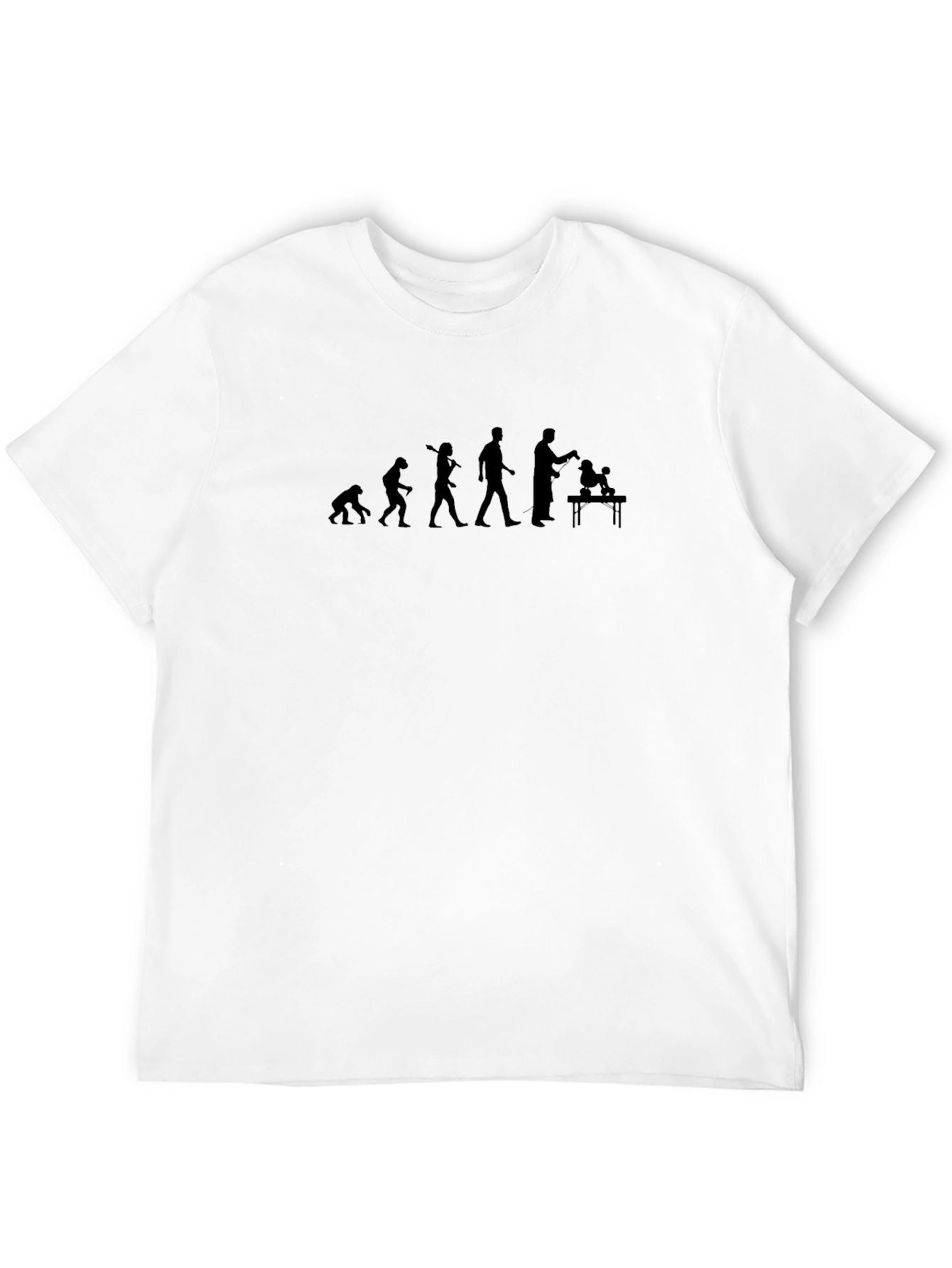 Evolution of Dog Groomer T-Shirt