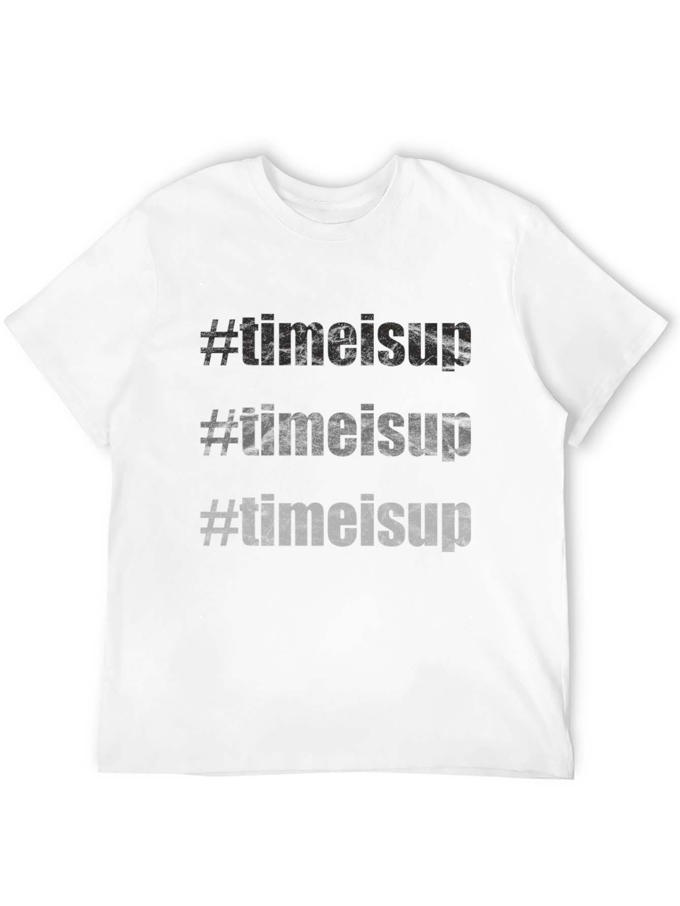 #timeisup Graphic Print T-Shirt - Black