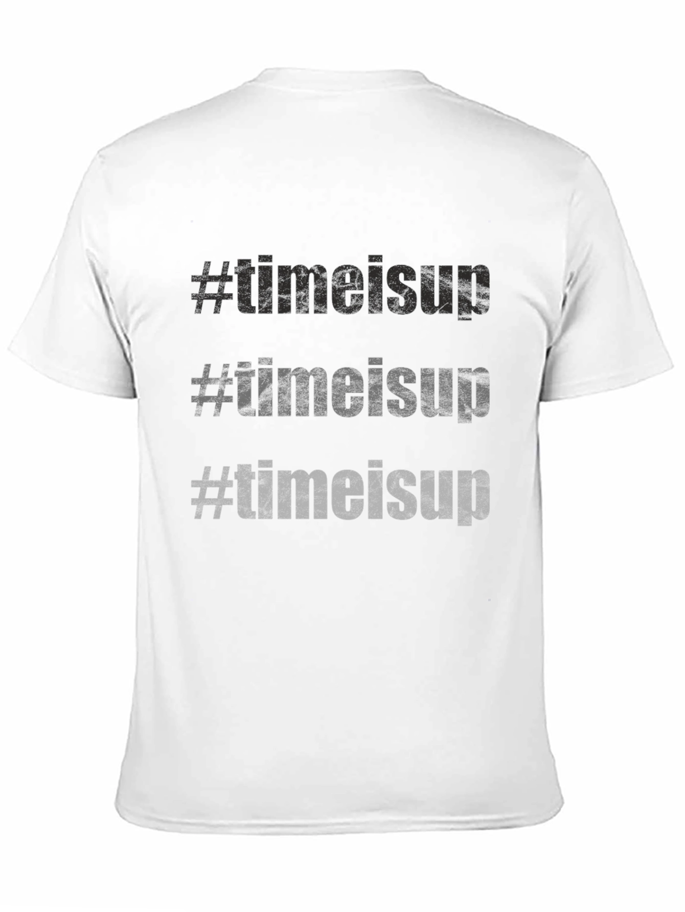 #timeisup Graphic Print T-Shirt - Black