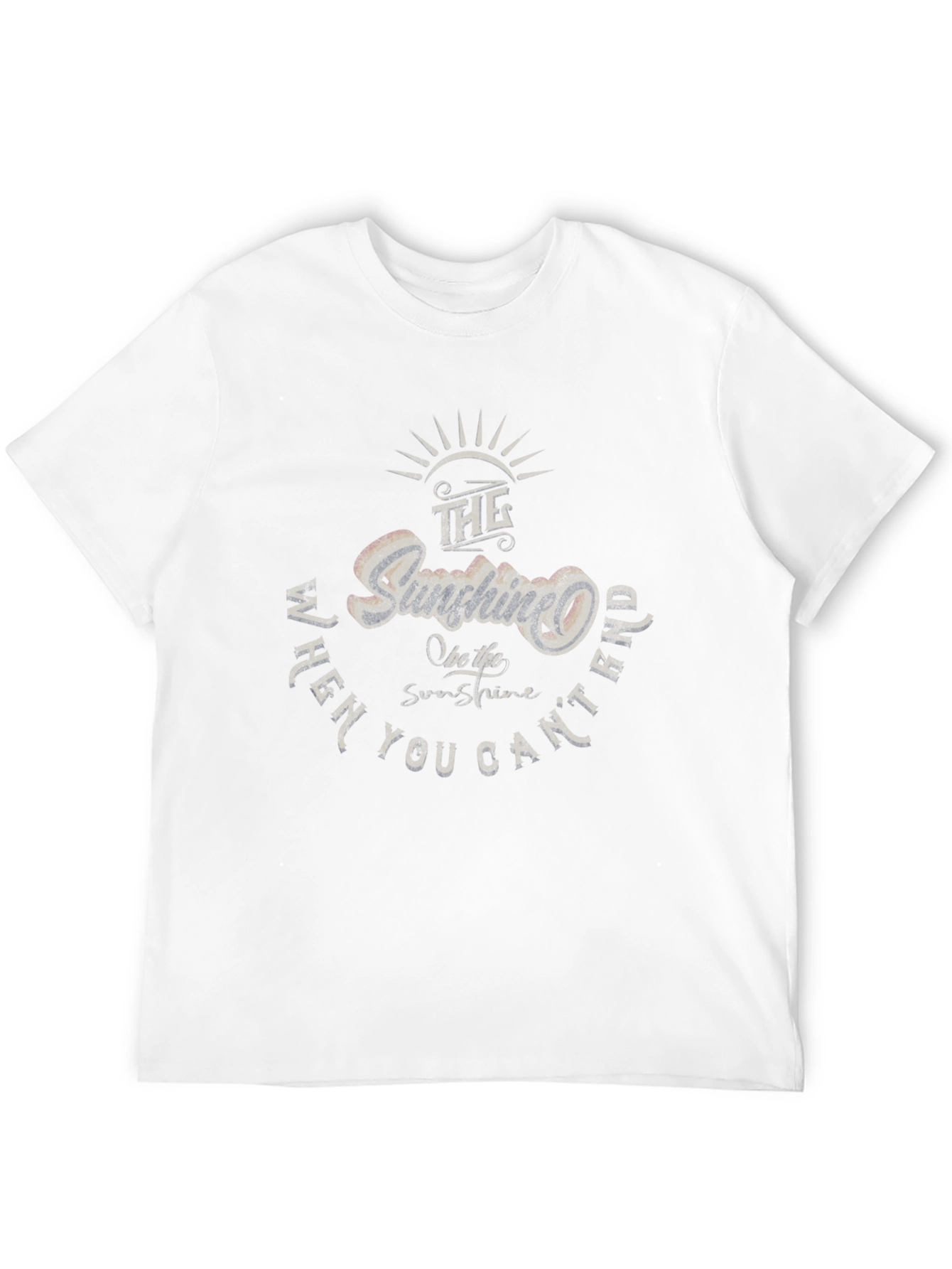 Sunshine Graphic Black T-Shirt