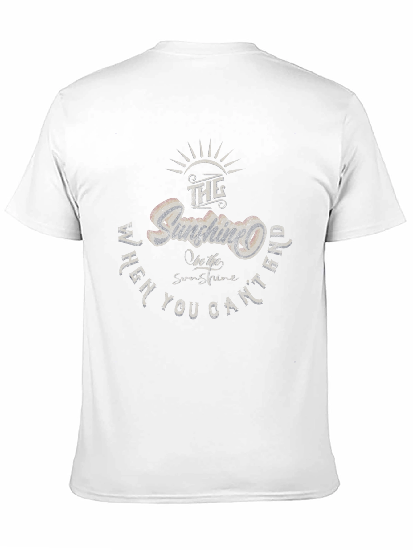 Sunshine Graphic Black T-Shirt